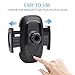 AUOPLUS Cigarette Lighter Phone Holder Car Mount Charger 3.1A Dual USB Ports with Built-in Charging Cord for iPhone