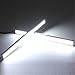 RioRand 2 pcs 6W 6000K Waterproof Aluminum High Power Xenon Slim LED Light Daytime Running Light SUV Sedan Coupe Vehicle Lamp (Silver white)