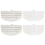 Isingo 4 Pack Steam Mop Pads Compatible Bissell PowerFresh 1806 1940 1544 1440 Series, Replacement Part Model #5938#203-2633