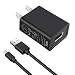 TAPLE Kindle Fire Charger, [UL Listed] AC Adapter Rapid Charger with 5 Ft Micro-USB Cable Compatible Kindle Fire HD, HDX 6" 7" 8.9" 9.7", Fire 7 8 10 Tablet and Phone, Tab Power Supply Cord