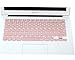 MOSISO Silicone Keyboard Cover Compatible with MacBook Air 13 inch A1466 A1369 2010-2017&Compatible with MacBook Pro 13/15 inch (with/Without Retina Display, 2015 or Older Version), Rose Gold