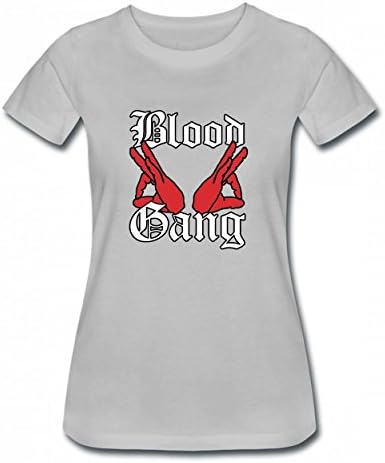 LCMFNF Blood Hands Gang34 Tshirt Printed Cotton T-Shirts Tops Logo Original Women Tee Gray