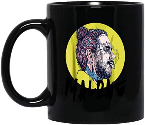 POST MALONE STAY AWAY SMOKING 11 oz. Black Mug