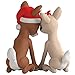 Hallmark Keepsake Christmas 2019 Year Dated Red-Nosed Reindeer Rudolph and Clarice Ornament with Light