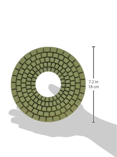Toolocity 7PDR3000 7-Inch Rigid Diamond Polishing Pads, 3000 Grit