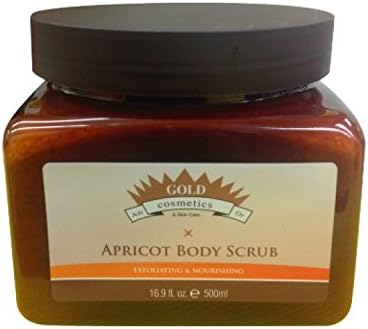 APRICOT SCRUB FOOT CREAM PEDICURE KIT ~ Best Foot Treatment For Cracked Heels ~ By Gold Cosmetics & Skin Care