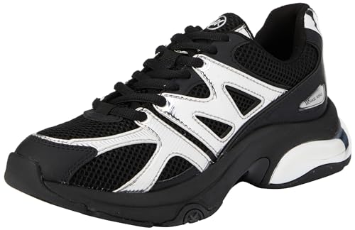Michael Kors 43H3KIFS4D-023 Kit Trainer Extreme Donna, Black/Silver EU 40