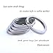 BANG TI Titanium Heavy Duty Key Rings 1.25