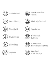 neo40, Daily Corazón y Circulación Apoyo, óxido nítrico Fórmula, Suplemento Dietético, Rápida...