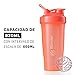 BlenderBottle Classic Shaker Bottle Perfect for Protein Shakes and Pre Workout, 28-Ounce, Coral