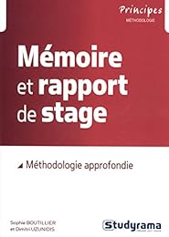Mémoire et rapport de stage