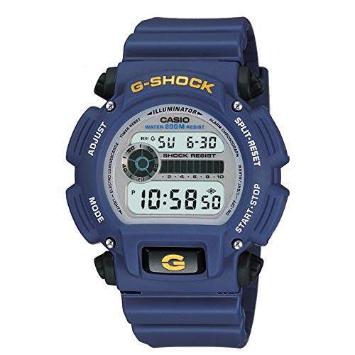 Casio-Mens-G-Shock-Quartz-Watch-with-Rubber-Strap-Blue-2375-Model-DW-9052-2V