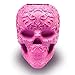 Skull Makeup Brush Holder / Pen Holder / Vanity Desk Office Organizer Stationary Decor Planter (PINK)