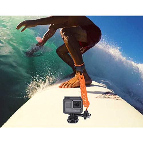 Waterproof Action Camera Floating Hand Grip + Steel-cored Anti-Loose Dive Wrist Strap Safety Tether for GoPro Sony Olympus Underwater Sports Motion Camcorder Diving Surfing Snorkeling Drifting Photo
