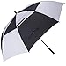 G4Free 62 Inch Automatic Open Golf Umbrella Extra Large Oversize Double Canopy Vented Windproof Waterproof Stick Umbrellas(Black/White)