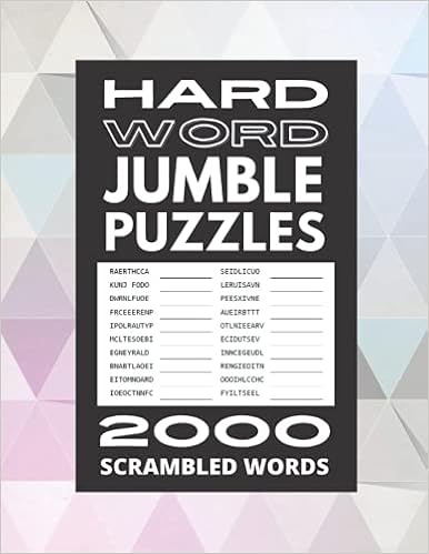 hard word jumble puzzles 2000 scrambled words 50 unique themes large print for adults very difficult madison david james 9798548441362 amazon com books