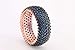 Special Design Turkish Handmade Jewelry 5 Lines Sapphire Zircon Stone 925 Sterling Silver Band Ring All Size