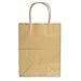  Brown Kraft paper recycling bags 95% POST CONSUMER MATERIALS & FSC CERTIFIED (small, 25 pcs)