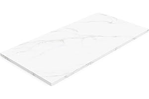 SSWOOD Universal Solid One-Piece Wood Table Top, 48"x24"x1" Workbench Top - Rectangular Particle Board for Standing Desk, Home Office Desk Countertop DlY, Washer Dryer, Coffee, Bar Tabletop