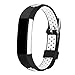 iGK Silicone Replacement Bands Compatible for Fitbit Alta and Fitbit Alta HR, Newest Adjustable Sport Strap Smartwatch Fitness Wristbands Silicone White