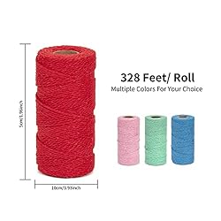 Cotton Christmas String, Red Twine String, Macrame