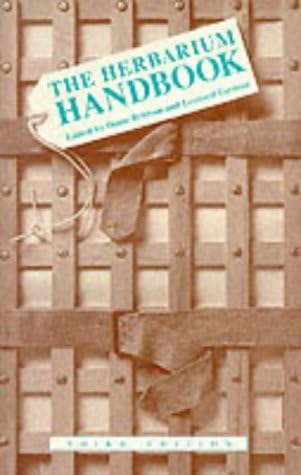 The Herbarium Handbook