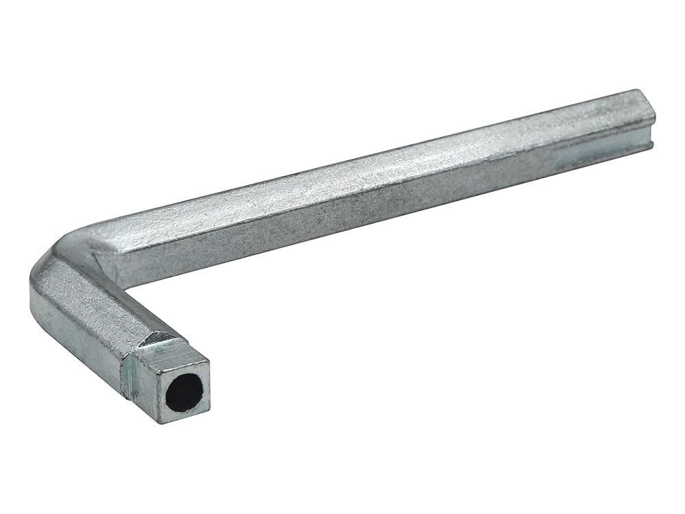 Faithfull FAISPRAD Alloy Steel, Zinc Radiator Spanner L-Shaped 10mm Square - Pack of 1