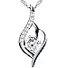 ACALANTHA 925 Sterling Silver 1mm Necklace Pendant Jewelry for Women 18