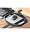 Stand Up Desk Store Clamp On 360 Degrees Swivel Out Mouse Tray with Storage for Desks and Tables Up to 1.5