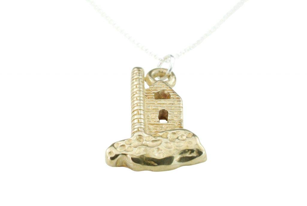 Anniversary Gifts Ladies Tin Engine House Bronze Necklace