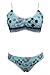 EVALESS Womens Tribal Pattern Boho Jewelry Bohemian Padded Chic Bikini swimwear X-Large Light Blue
