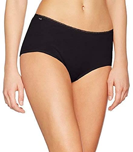 Sloggi sloggi 24/7 Cotton Midi, Bikini Femme, Noir (BLACK 04), 50