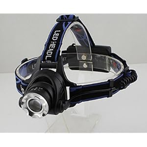 XM-L XML T6 LEDヘッドライト Send Nits 1800ルーメン 充電式