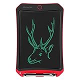 Spring& Writing Tablet for Birthday Gift,Kids Toy 8.5 In LCD Writing Tablet Electronic Writings Pads Drawing Board Gifts for Kids Office Blackboard-Erase Button Lock Included （Red-d）