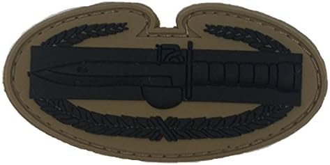 SUBDUED US ARMY COMBAT ACTION PVC BADGE