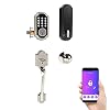 TURBOLOCK Smart Door Lockset Combo — Bluetooth Deadbolt with Keypad + App & Handle | Unlimited eKeys, Voice Prompts…