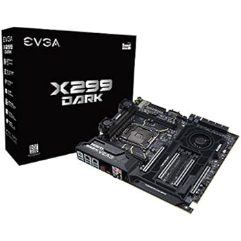 EVGA X299 Dark, LGA 2066, Intel X299, SATA 6Gb/s, USB 3.1, USB 3.0, EATX, Intel Motherboard 151-SX-E299-KR