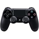 DualShock 4 Wireless Controller for PlayStation 4 - Jet Black (Renewed)