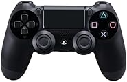 DualShock 4 Wireless Controller for PlayStation 4 - Jet Black (Renewed)