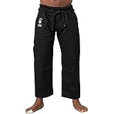 Ronin BJJ Pants for Adults – Cotton Martial Arts Pants with 6-Loop Cord Drawstring