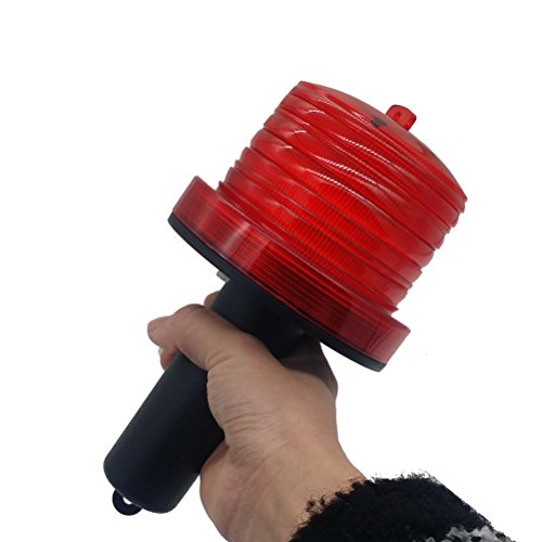 DESpark Handheld Emergency LED Solar Powered Strobe Warning Light