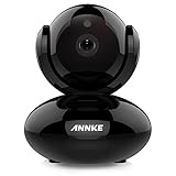 ANNKE 1080P IP Camera 1920TVL Wireless Pan/Tilt/Zoom Security Camera with 2-Way Audio and Motion Detection Black