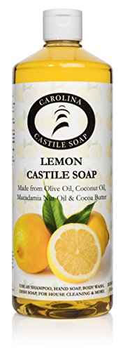 Lemon Castile Soap - Carolina Castile Soap (32 oz)