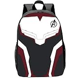 Avengers Backpack for School, Classic Water Resistant Casual Daypack Student Polyester Bookbag Large Capacity Lightweight Backpack