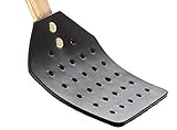 Amish Leather Fly Swatter With Wood Handle-Black