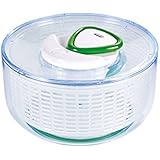 Zyliss Easy Spin Salad Spinner, Large, White, BPA Free