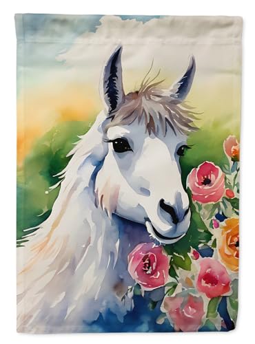 Caroline's Treasures Llama House Flag Large Porch Sleeve Pole Decorative Outsid…