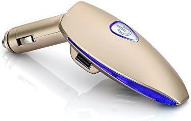 Portable Air Purifier and Aroma Diffuser,Car Inside Cigarette Smoke, Bacteria, Odor Smell Removes Air Freshener with Scent Slot and Dual 2.1A USB Ports Charger for iPhone Android Phone