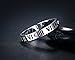 Women's Stainless Steel CZ Roman Numeral Ring for Wedding Band Engagement Promise,Size 6-8