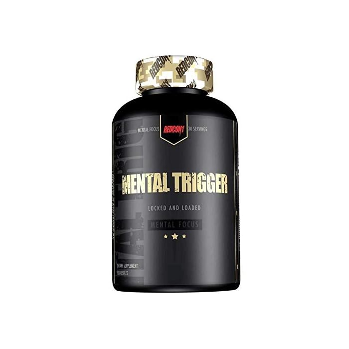 REDCON1 Mental Trigger Mental Focus Supplement - Keto Friendly + Sugar Free Formula for Focus - Caffeine Anhydrous…